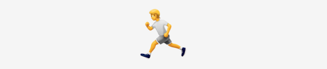 The runner emoji