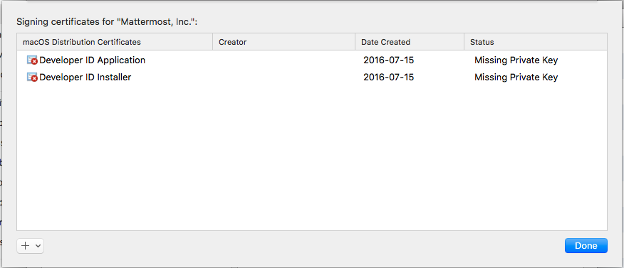 apple distribution certificate missing private key apple distribution certificate missing private key